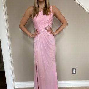 Pink bridesmaid dress